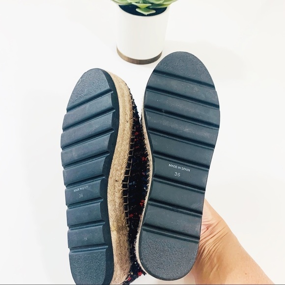 Tony Pons Origens Tweed Espadrille Slip On - Picture 3 of 8
